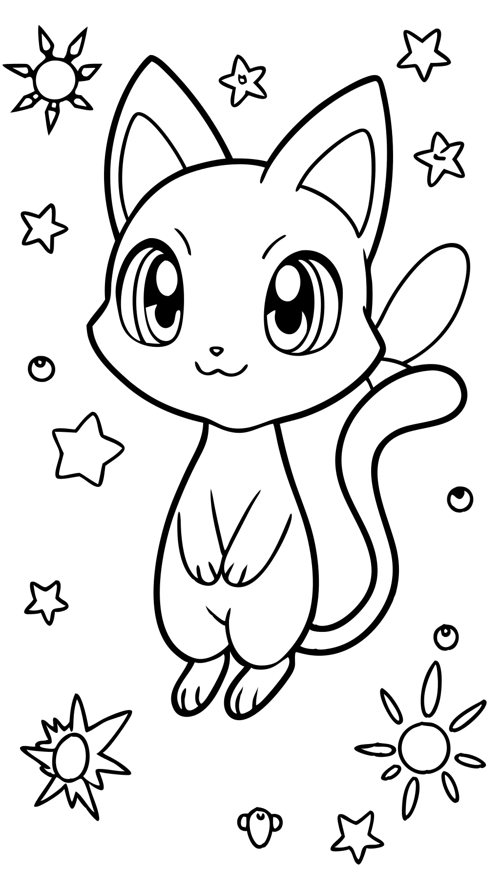 coloring pages of mew